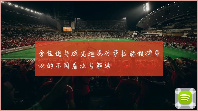 舍伍德与迈克迪恩对萨拉赫假摔争议的不同看法与解读